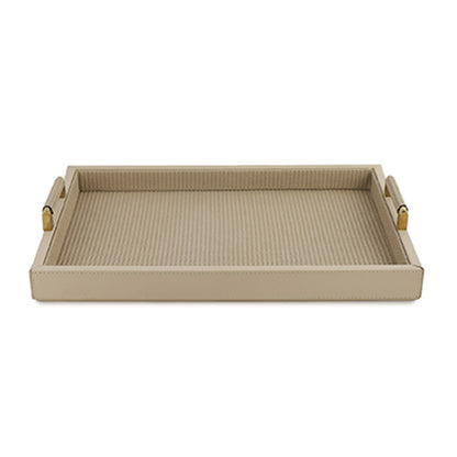Beige Braided Tray 18 Inches