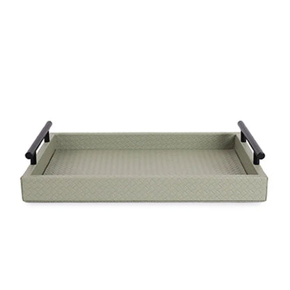 Sage Green Interlaced Tray 15 Inches