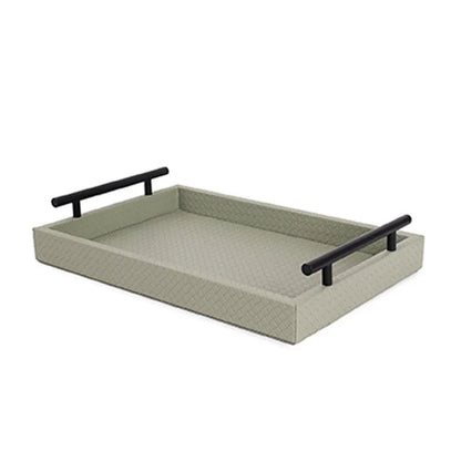 Sage Green Interlaced Tray 15 Inches