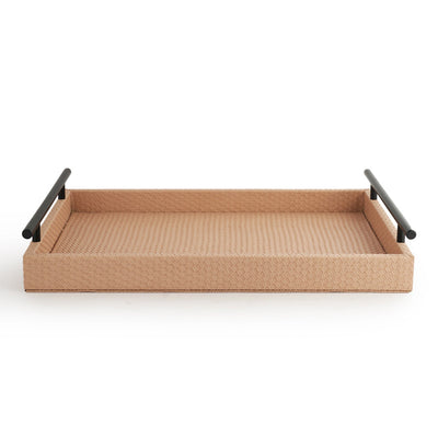 Nude Pink Interlaced Tray 15 Inches