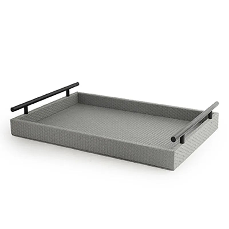 Dark Grey Interlaced Tray 18 Inches