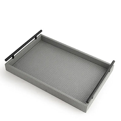 Dark Grey Interlaced Tray 18 Inches