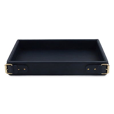 Navy Blue Clasped Tray 15 Inches