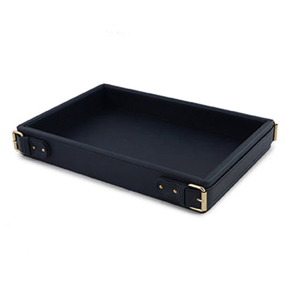 Navy Blue Clasped Tray 15 Inches