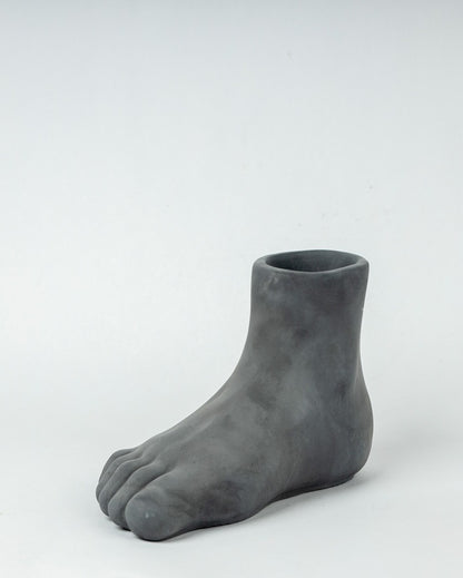 Artistic Bold Statement The Concrete Foot Artifacts | 8 x 3 x 4 inches