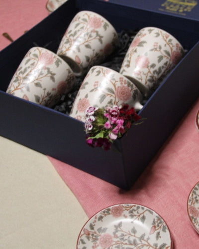 Beautiful Floral Theme Gift Box | Set of 4 | 12 x 12 x 4 inches