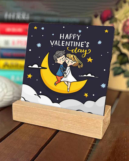 Happy Valentines Day Wooden Table Décor