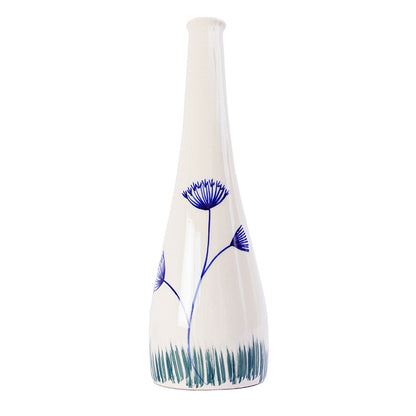 Leaf Design Ceramic Flower vase Default Title