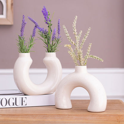 Modern Decorative Ceramic Handcrafted Flower vase Default Title