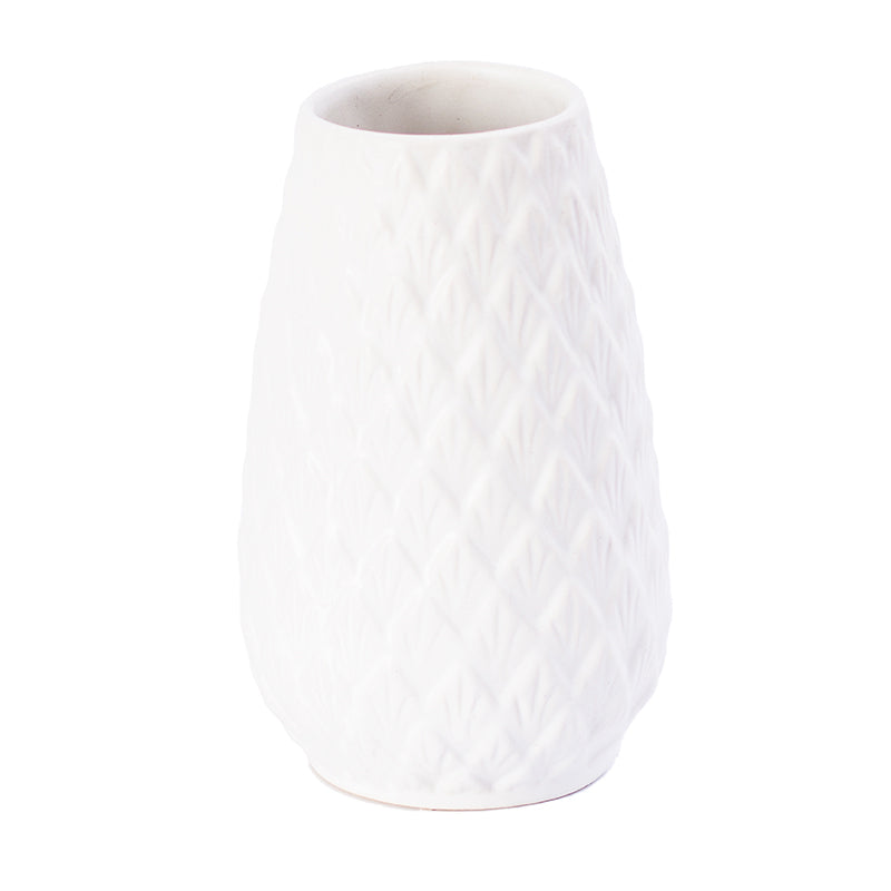 Decorative Ceramic Handcrafted Flower Vase Wite