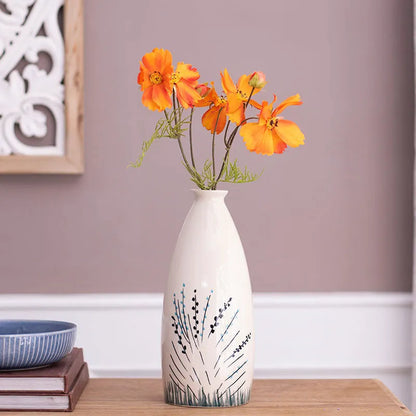 Modern Decorative Ceramic Handcrafted Flower vase 5x5x10.5