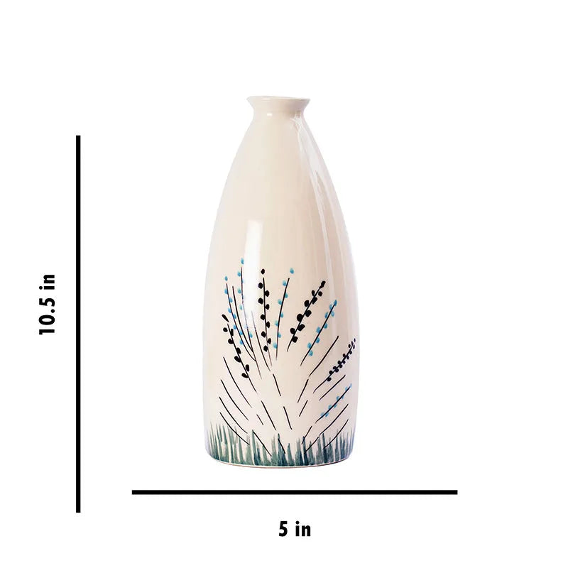 Modern Decorative Ceramic Handcrafted Flower vase 5x5x10.5