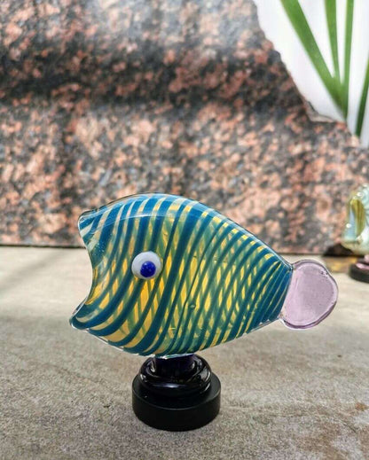 Hungry Fish Table Decor Glass