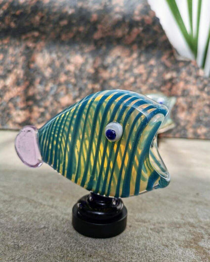 Hungry Fish Table Decor Glass