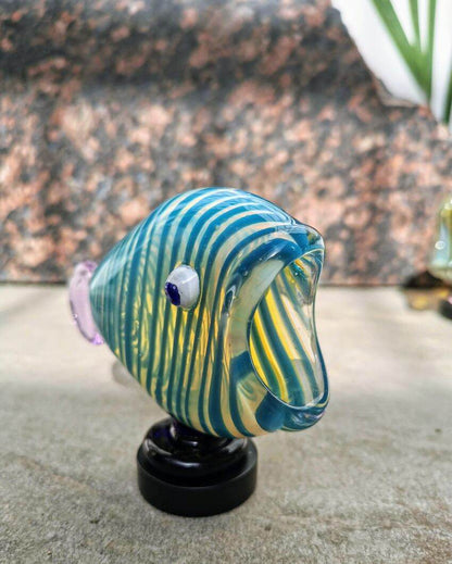 Hungry Fish Table Decor Glass