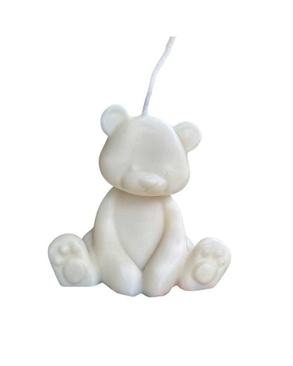 Adorable Teddy Soy Wax Candle | Set of 2 | 10.2 x 7.6 x 5.1 cm / 4 x 3 x 2 inches