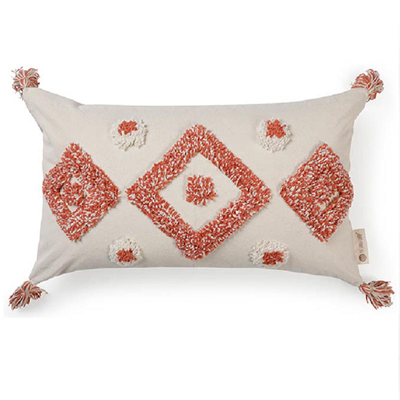 Dia Fleecy Lumbar Cushion Cover  | 20x12 inches Default Title