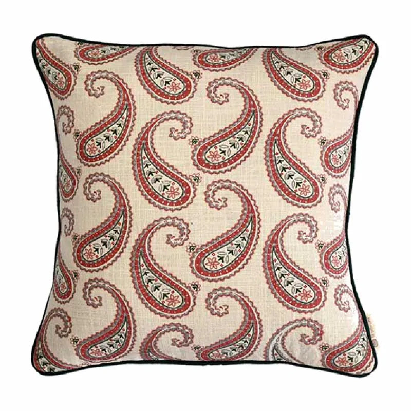 Ruhe Paisley All Over Cushion Cover | 18x18 inches Default Title