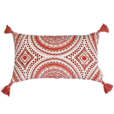 Makhamalee Terra Lumbar Cushion Cover | 20x12 inches Default Title