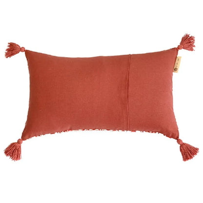 Makhamalee Terra Lumbar Cushion Cover | 20x12 inches Default Title