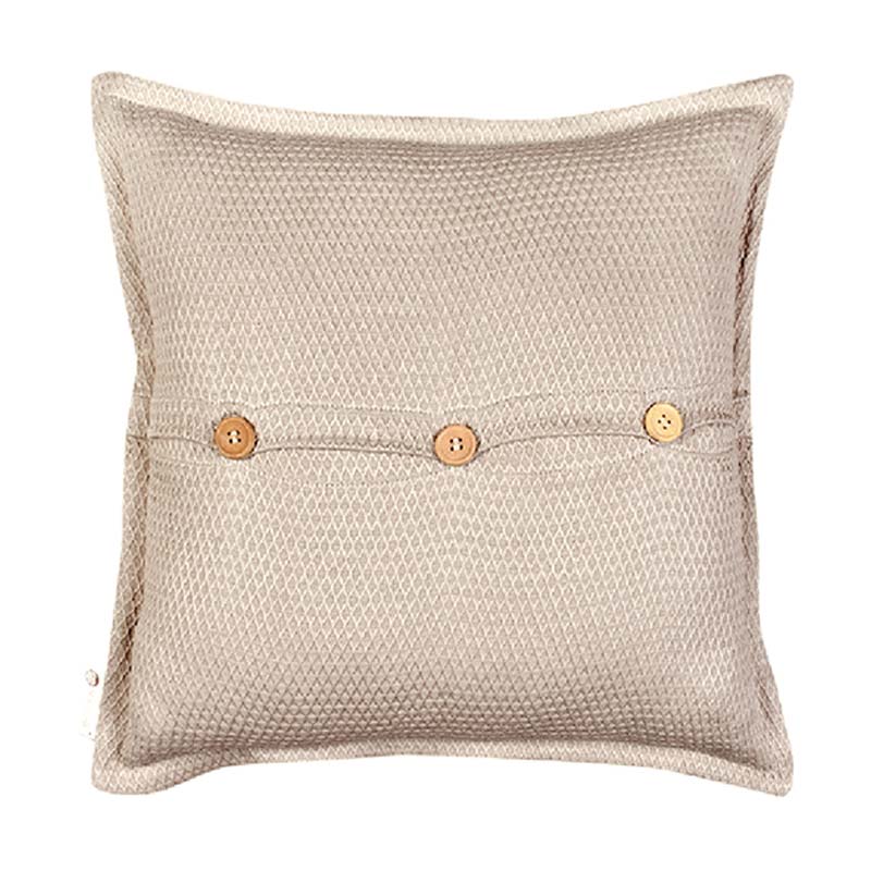 Intertwined Beige Cushion Cover | 18 inch, 24 inch, 20 x 12 inch 18x18 inches