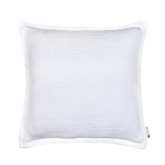 Intertwined White Cushion Cover | 18 inch, 24 inch, 20 x 12 inch 18x18 inches