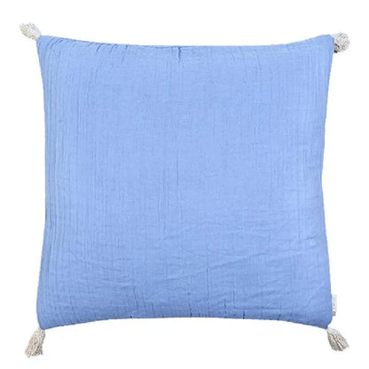 Chiffon Blue Cushion Cover |18 inch, 24 inch, 20 x 12 inch 24x24 inches