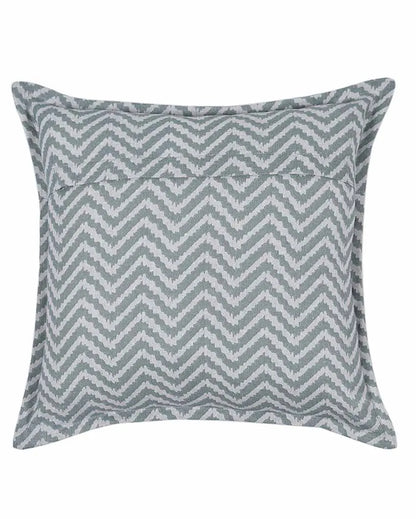 Vibrant Wave Printed Cotton Cushion Cover | Set Of 2 | 16 X 16 Inches