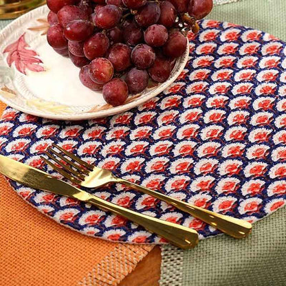 Ditsy Redupple Round Mat | Set of 2