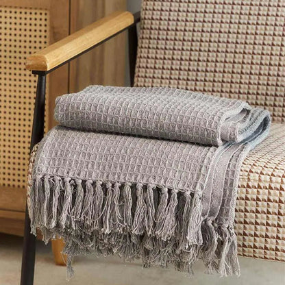 Soft Cotton Throw Blanket | 65x50 inches