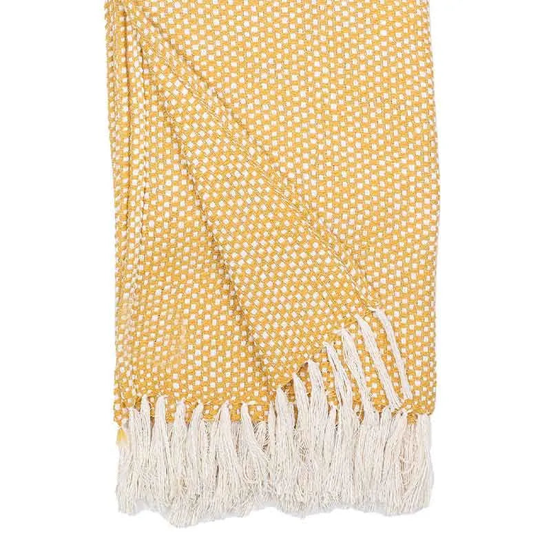 Vindhya Throw | 52 x 60 Inches | Multiple Colors Yellow