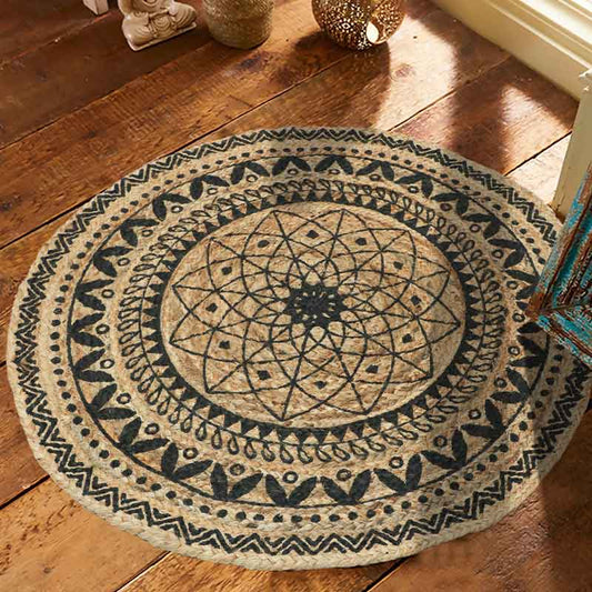 Round Home Decorator Hand Woven Area Rugs  | 36 Inch Default Title