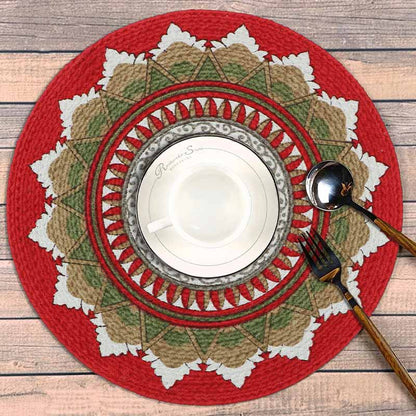 Home Decorators Round Cotton Placemats 15 Inches | Set of 2 Default Title