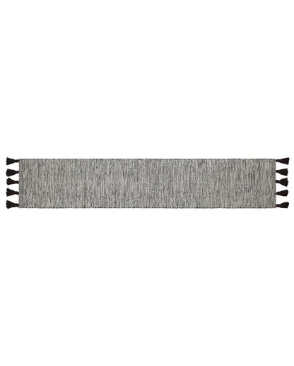 Hand-Woven Striped Cotton 6-Seater Table Runner | 72 x 13 inches