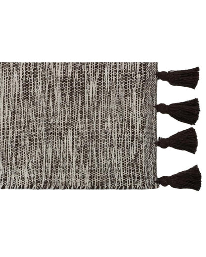 Hand-Woven Striped Cotton 6-Seater Table Runner | 72 x 13 inches