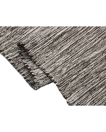 Hand-Woven Striped Cotton 6-Seater Table Runner | 72 x 13 inches