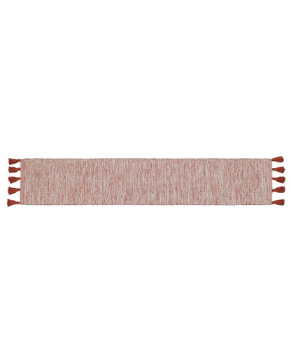 Hand-Woven Striped Cotton 6-Seater Table Runner | 72 x 13 inches