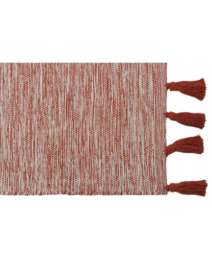 Hand-Woven Striped Cotton 6-Seater Table Runner | 72 x 13 inches