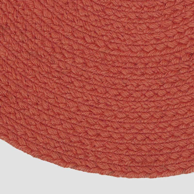 Polyester Round Placemats | 15 Inches Red