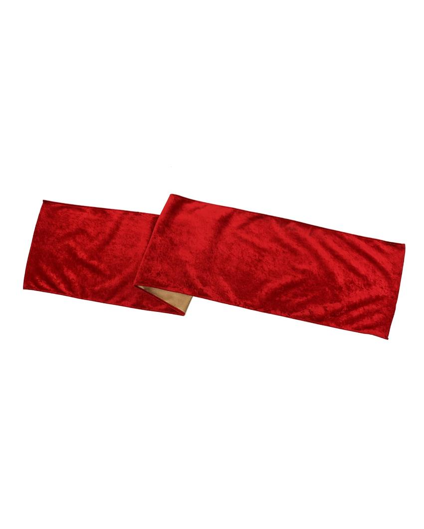 Decorative Velvet Table Runner | 72 x 14 inches