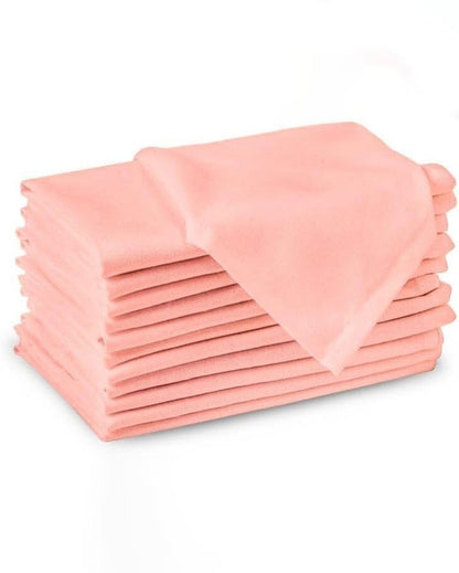 Chic & Sustainable Premium Cotton Table Napkins | Set of 12 | 18 x 18 inches