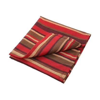 Perfect Dinner Table Napkins | 18 Inches | Set of 6 Red