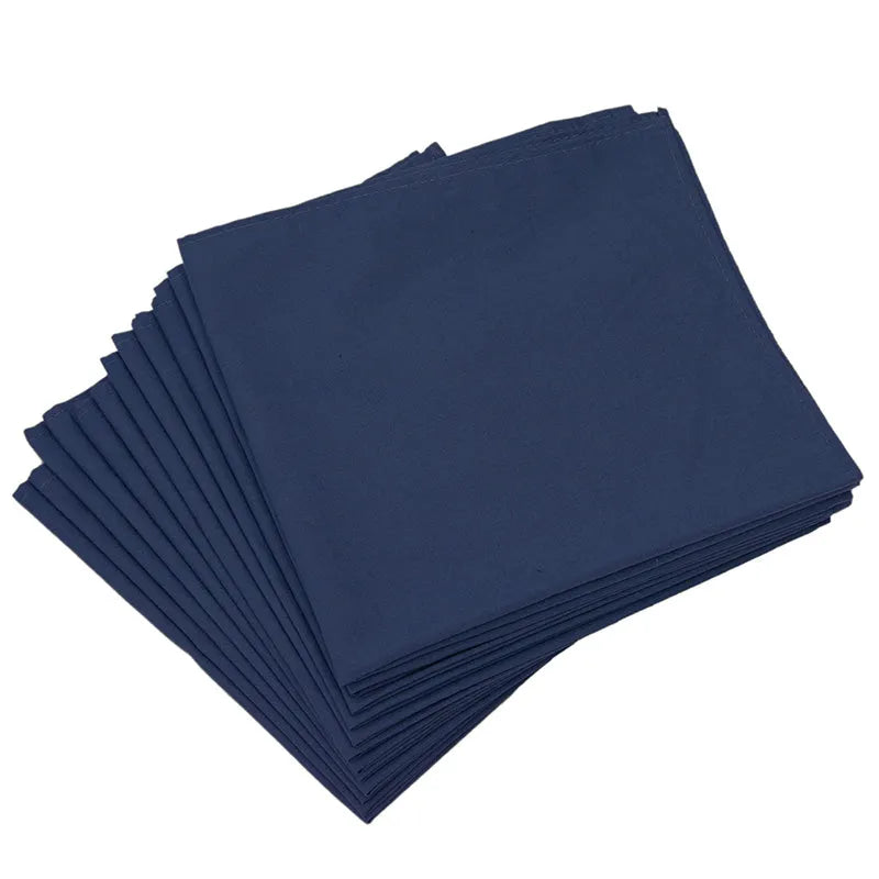 Ultra Soft Perfect Dinner Table Napkins | 18 Inches | Set of 12 Navy