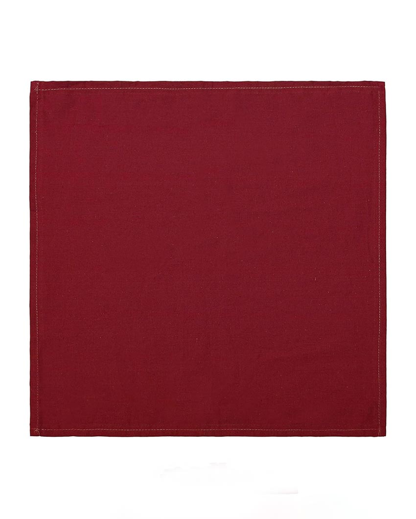 Chic & Sustainable Premium Cotton Table Napkins | Set of 12 | 18 x 18 inches