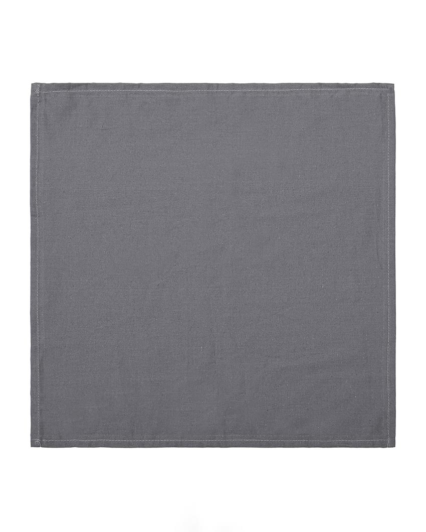 Chic & Sustainable Premium Cotton Table Napkins | Set of 12 | 18 x 18 inches