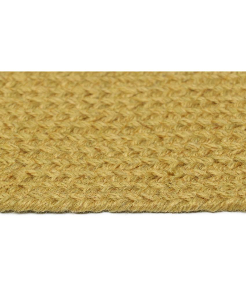 Hand Braided Polyester Bone Design Pet's Mat | 16 x 24 inches