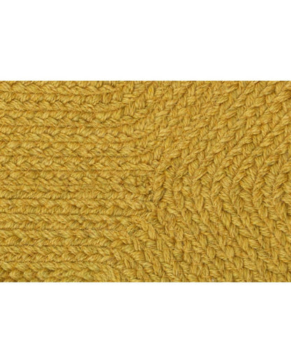 Hand Braided Polyester Bone Design Pet's Mat | 16 x 24 inches