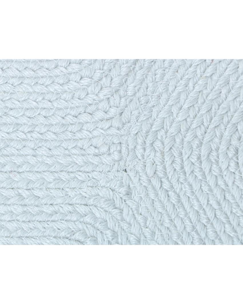 Hand Braided Polyester Bone Design Pet's Mat | 16 x 24 inches