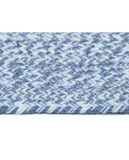 Hand Braided Polyester Bone Design Pet's Mat | 16 x 24 inches