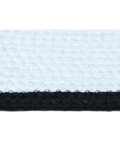 Solid Braided Polyester Bone Design Pet's Mat | 16 x 24 inches